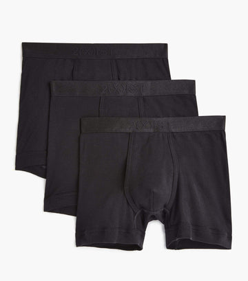 2xist Men's Dark Gray Contour Pouch Logo Sports Waistband Knit Boxer Brief  S 