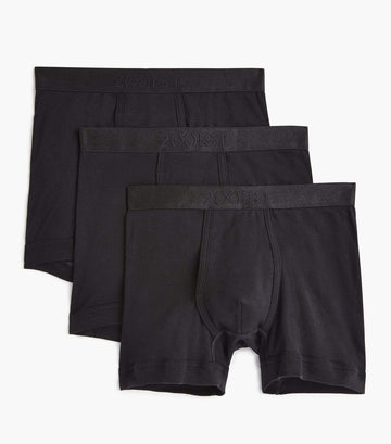 Calvin Klein 3 Pack Boxer Brief Black Cotton Stretch Medium 32 34