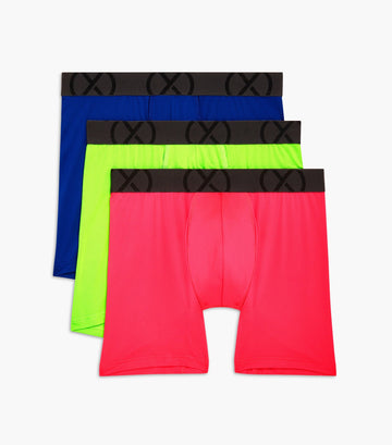 CAICJ98 Mens Underwear Men's Sport Performance Mesh Boxer Brief Underwear  Light Blue,XL 