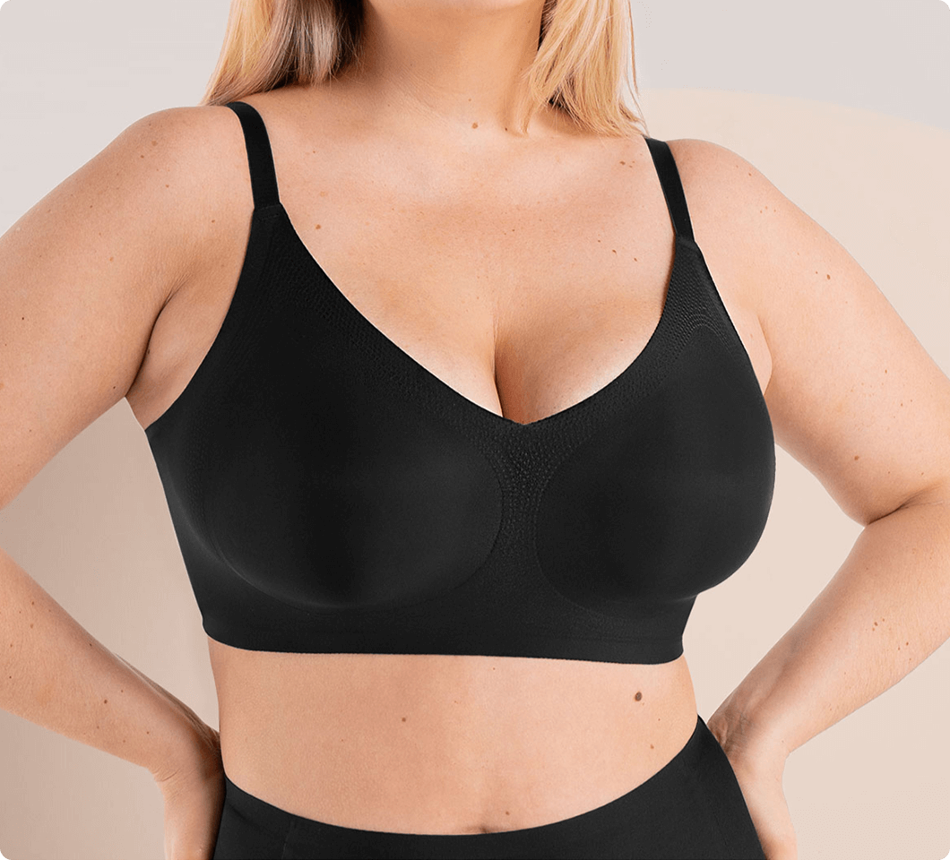 Underoutfit Comfort Shaping Bra Style 459 Adjustable Straps Black