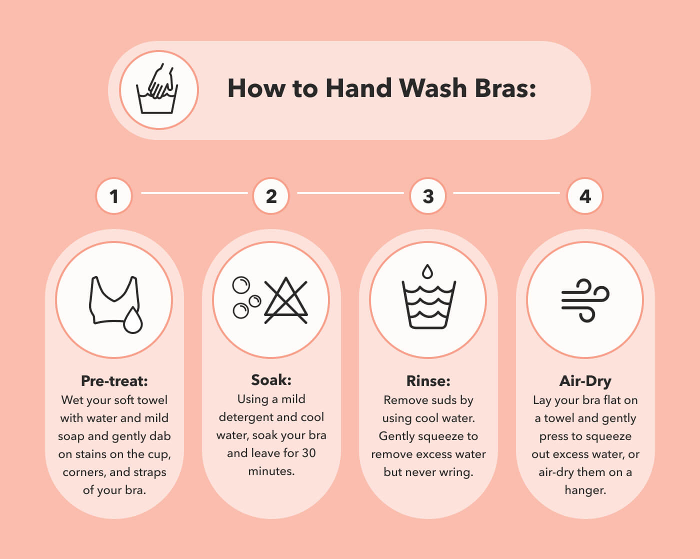 How to Hand Wash Bras