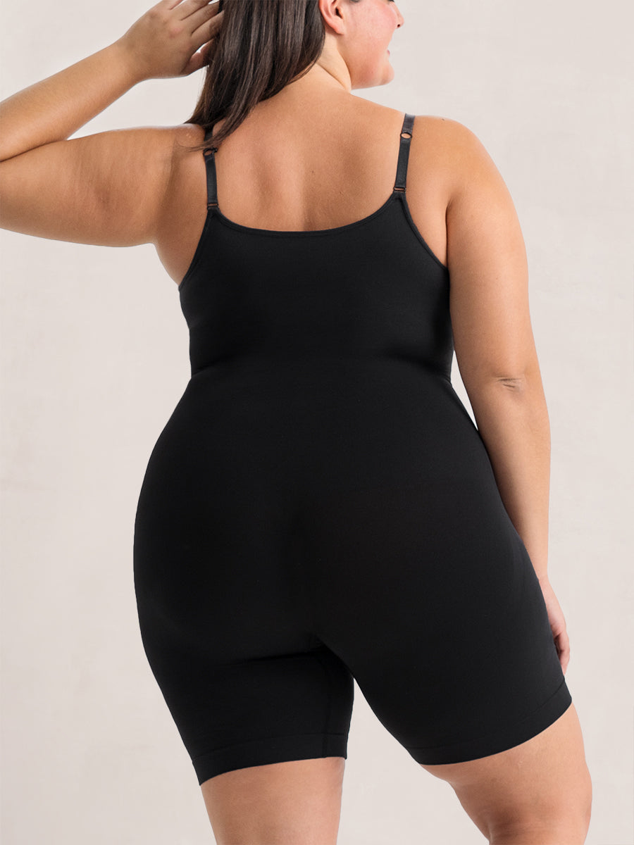 negotiable free nm skins dupe bodysuit black shape wear tummy tuck, Women's  Fashion, Activewear on Carousell