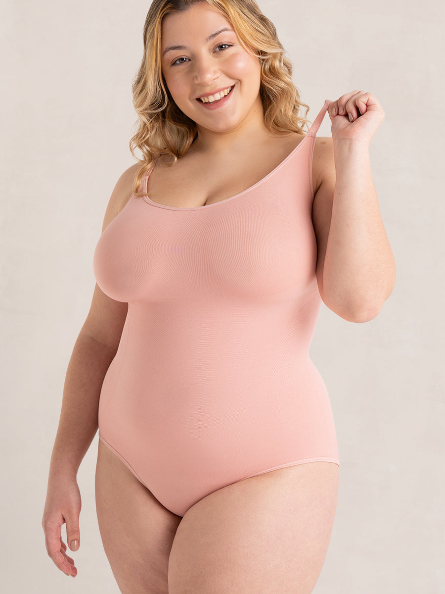  Bodysuit For Women - Tummy Control Seamless Tops Compression  Butt Lifting Shapewear Bodysuits - White XL/2XL