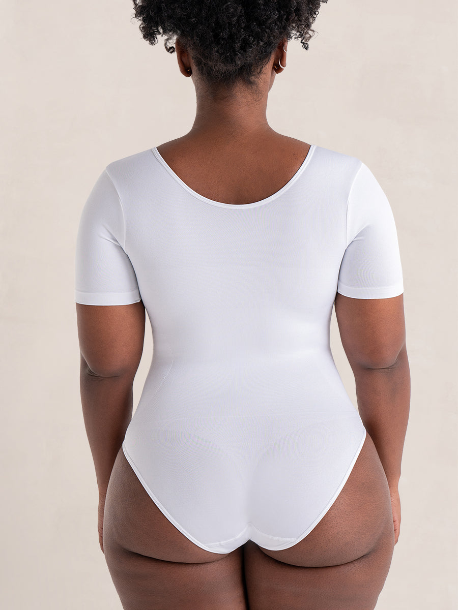 Shapermint Essentials All Day Every Day Short Sleeve Bodysuit