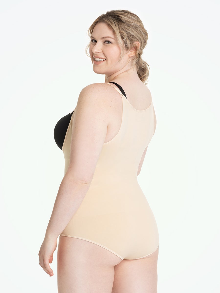 Open Bust Bodysuit Shaper Panty plus size compression