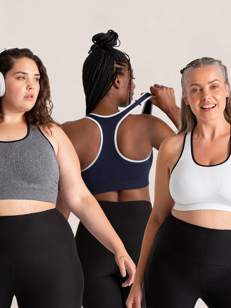 Aueoeo Shapermint Bras for Women Wirefree, Sports Bras for Teens 3