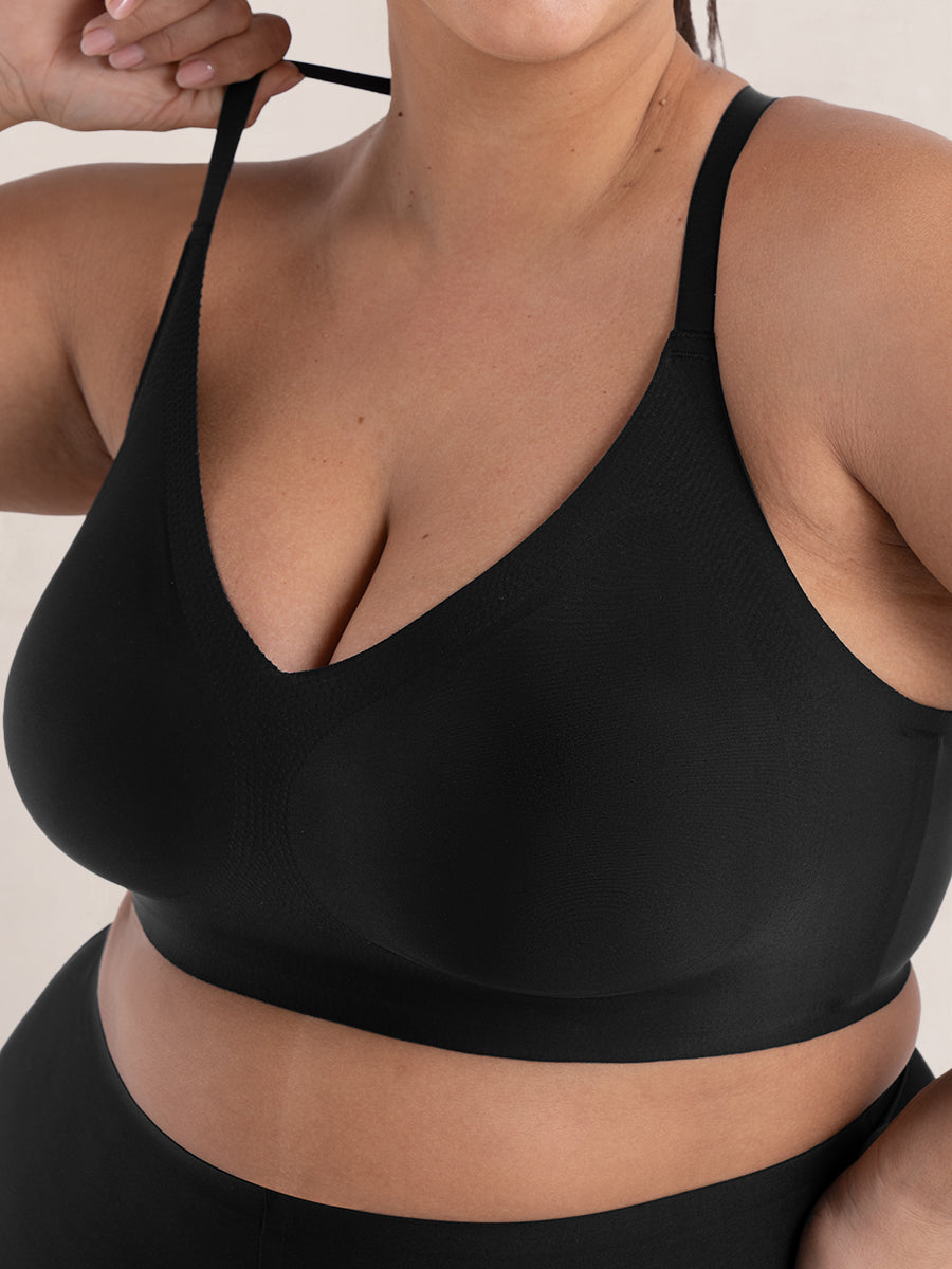 Smoothing Comfort Bra Black FRONT