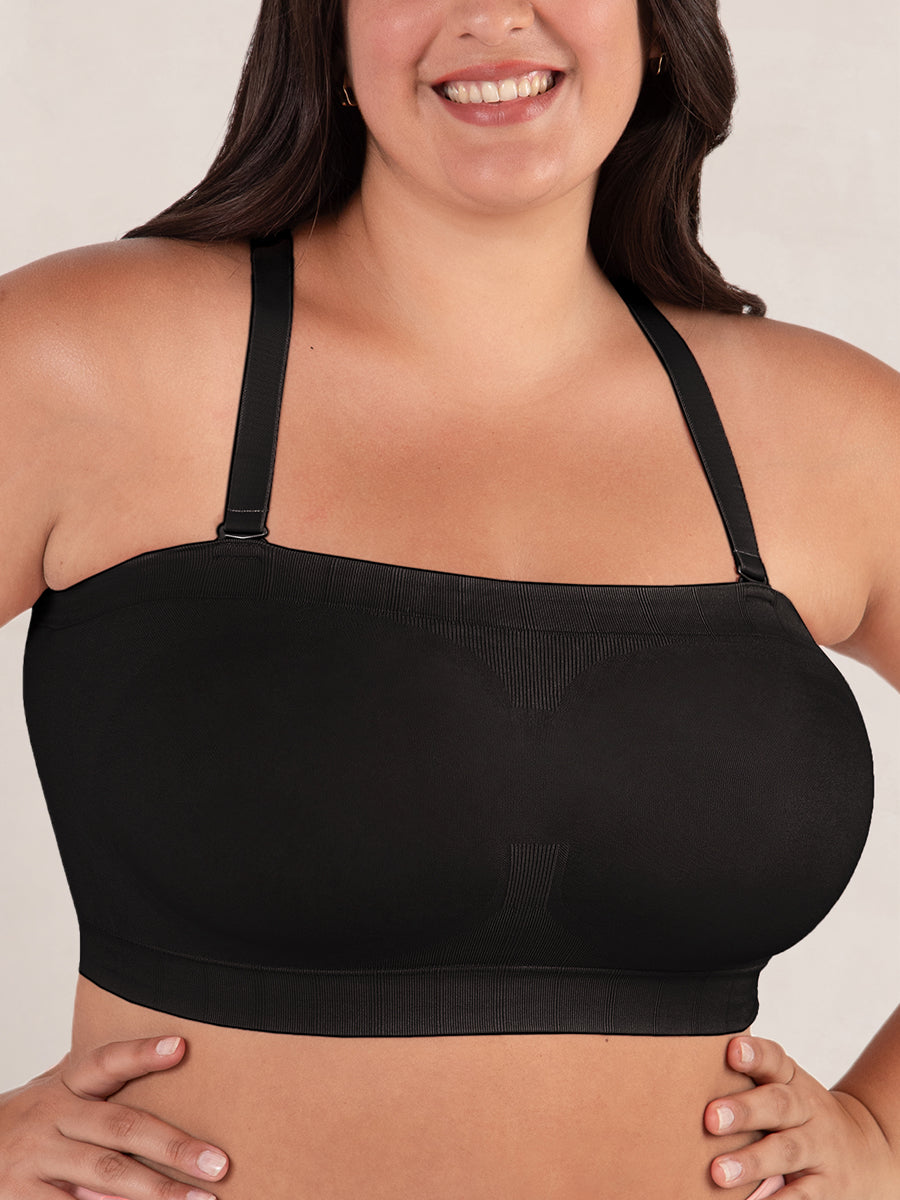 Bra with convertible straps for customizable support