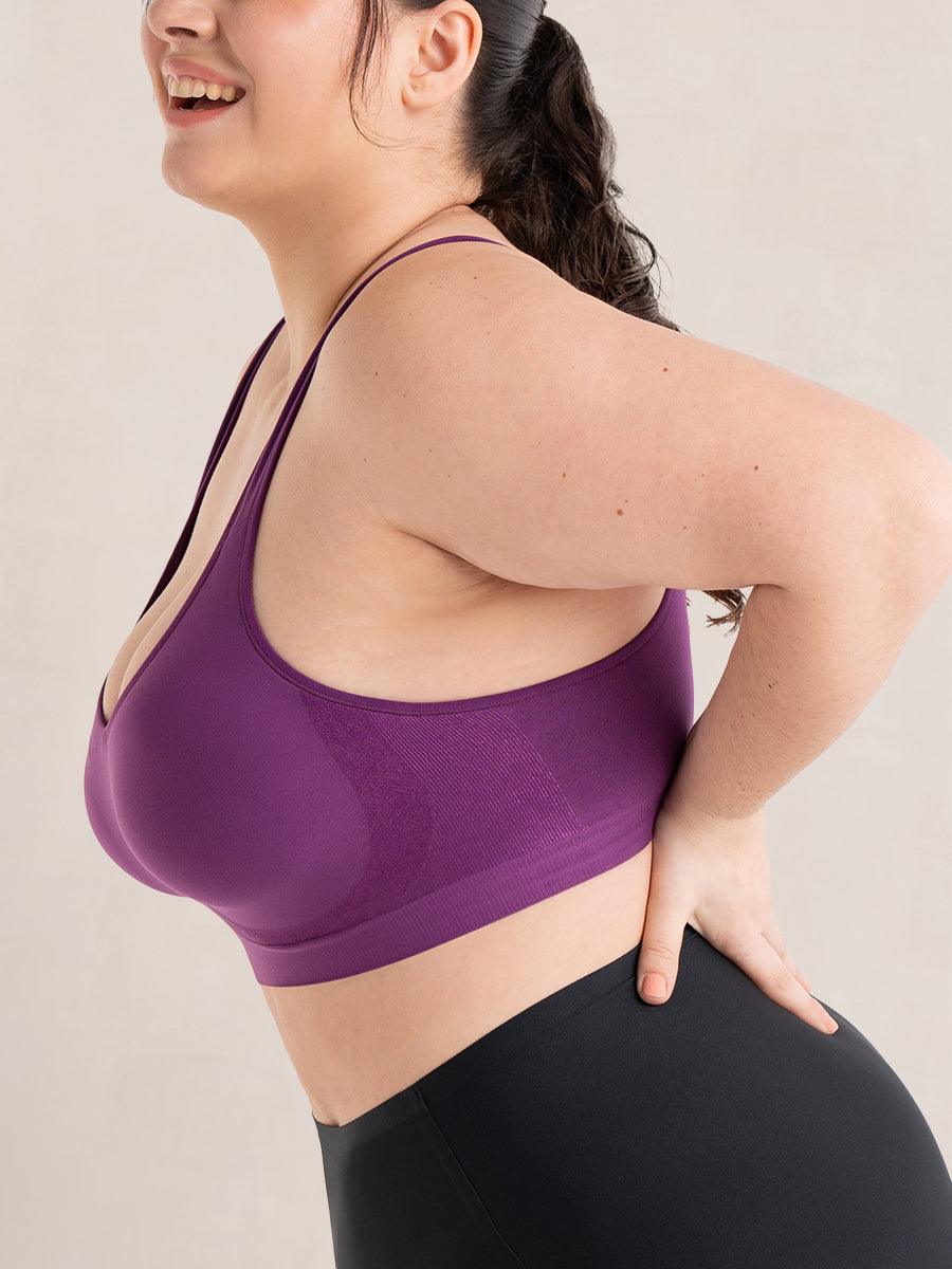  Sports Bra No Wire Comfort Sleep Bra Plus Size Workout