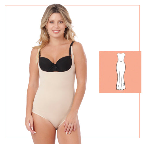 Wedding shapewear to hide belly button crease?