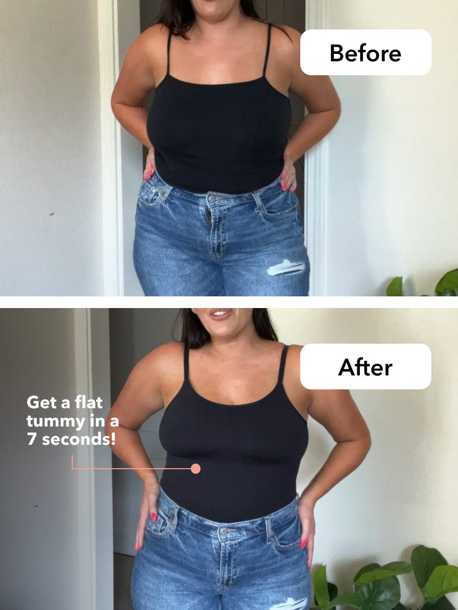 Before and After Shapermint Cami