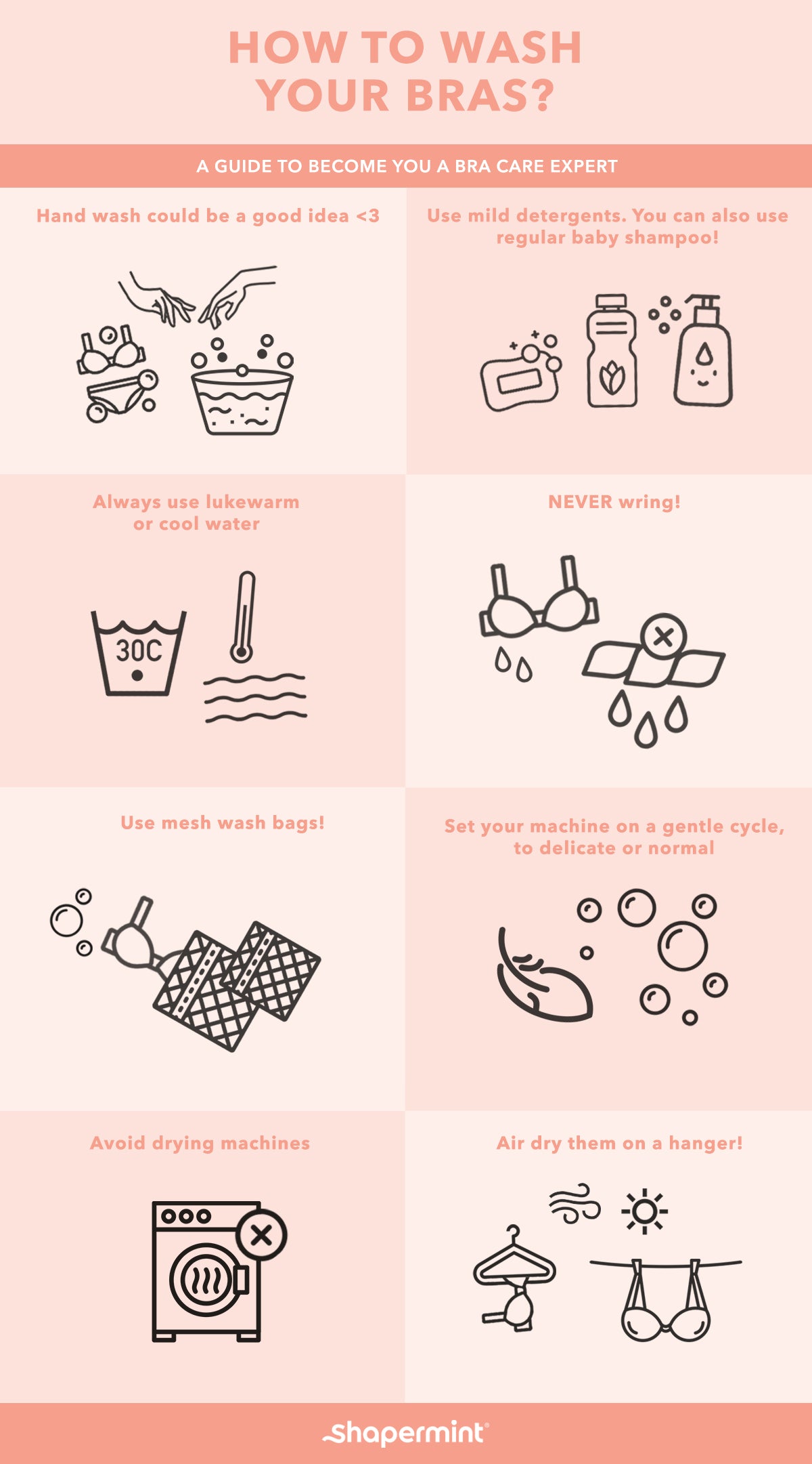 How to Wash Your Bras