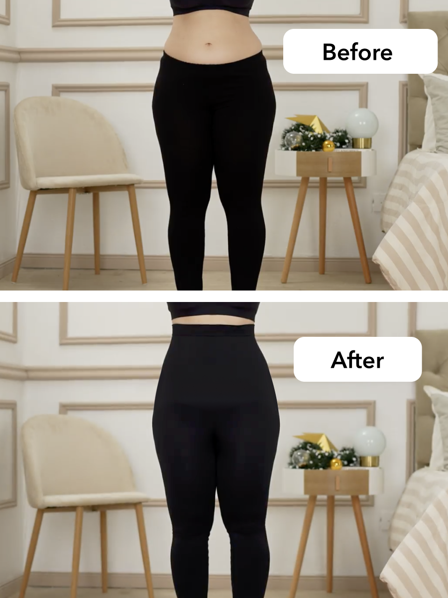 Shapewear leggings with high waist