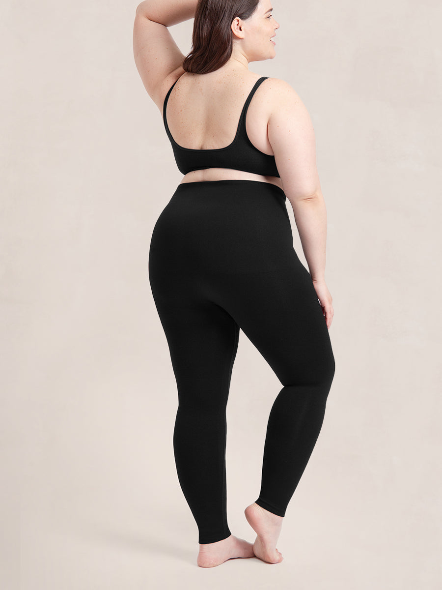 Shapermint Essentials High Waisted Shaping Leggings Size Medium Black