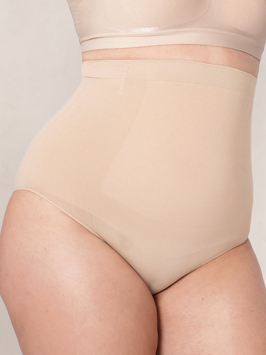 Womens SPANX beige High-Waist Briefs