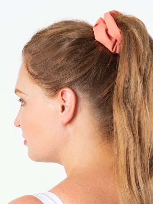 Pink Fabric Elastic Hair Scrunchie