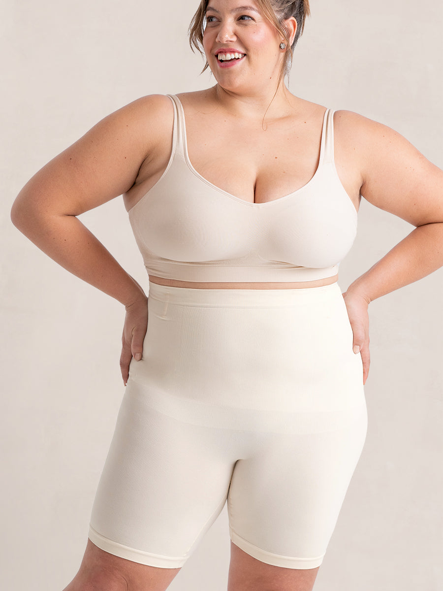 Bundle Truekind® & Shapermint Essentials - 1 Shaping Bra + 1 High Waisted  Shaper Shorts