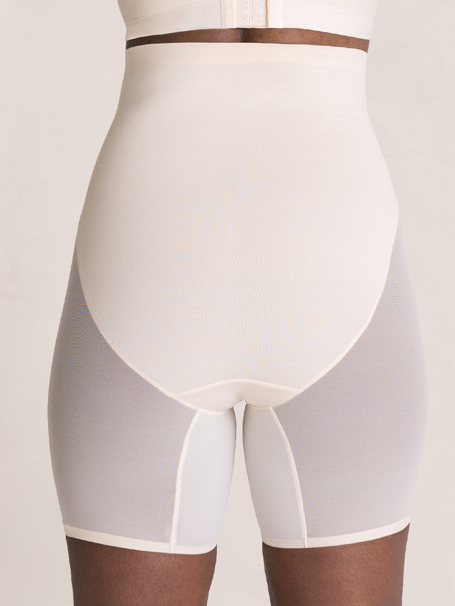 Shapermint Essentials High-Waisted Shaper Shorts. M/L. Beige NEW In Package  - Gaia – Case in legno