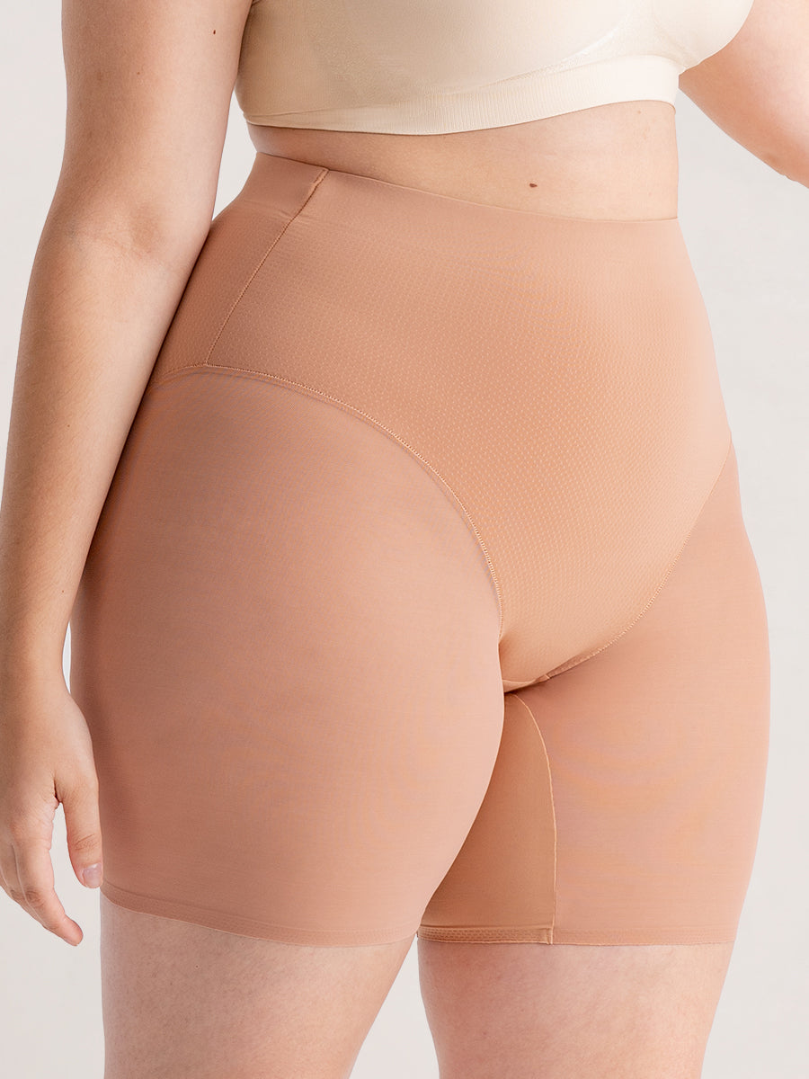 Woo Store High Waist Shaper Shorts Tummy Control Panties Mesh Splicing Shapewear  Slimming Underwear Panty Shapers Wsss-50