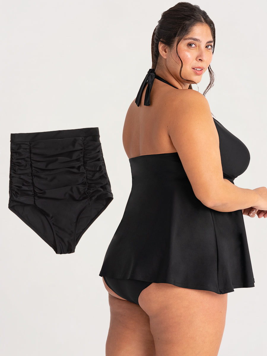 If you've tried ShaperMint two peice swimsuits, please tell me what you  think! I'm 5'7, DDD and 45 inch hips, w/ a mum tum & thick thighs. I need  to know how