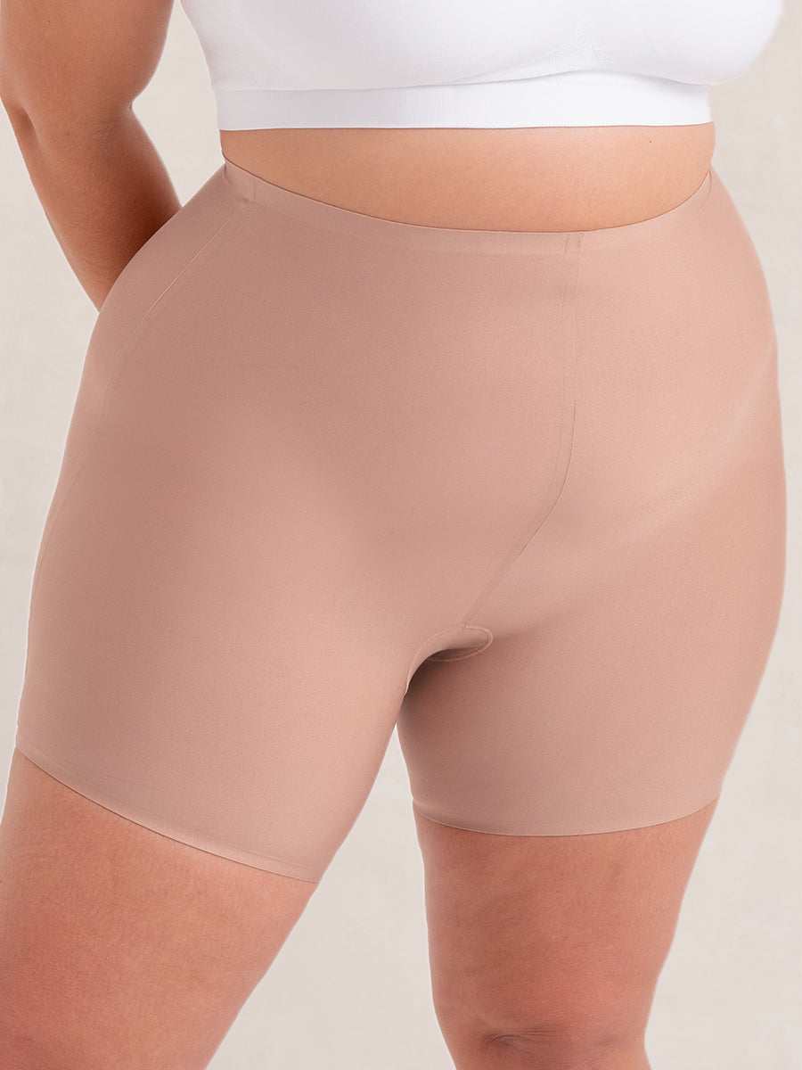 Shapermint Seamless Stretch Mid-Waist Brief • Lot of 3 Chocolate Tan Ivory  0-14 