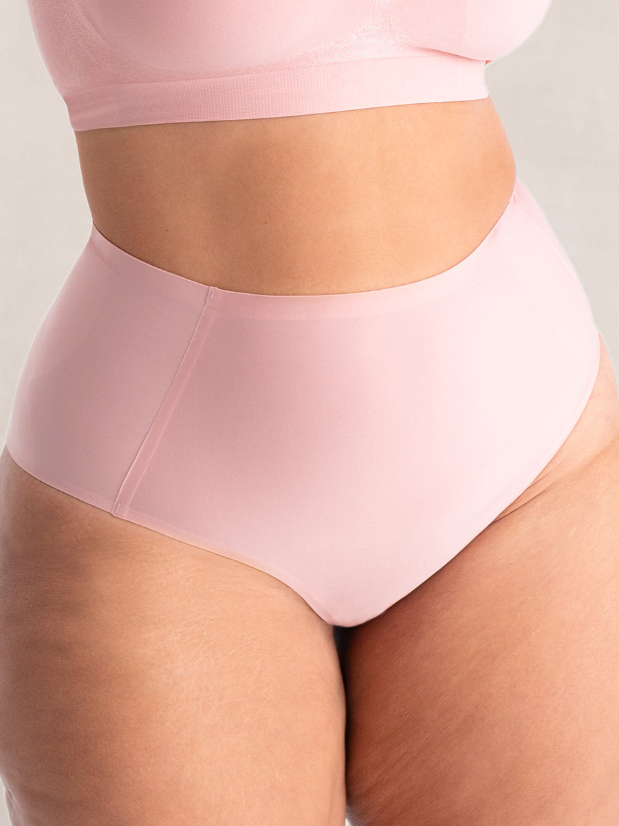 Mid-Waist Briefs - Shapewear Panty-S-11S