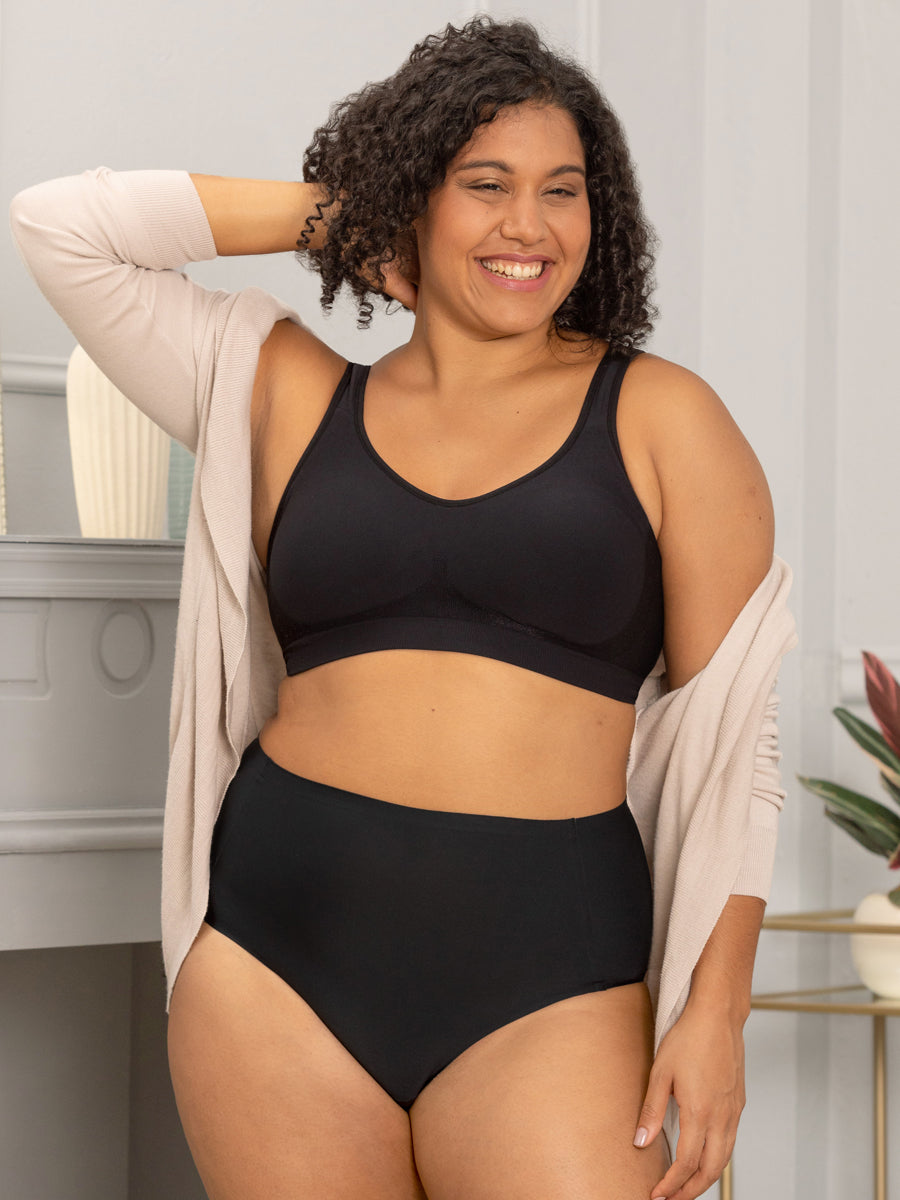 Seamless Brief BLACK LOOK