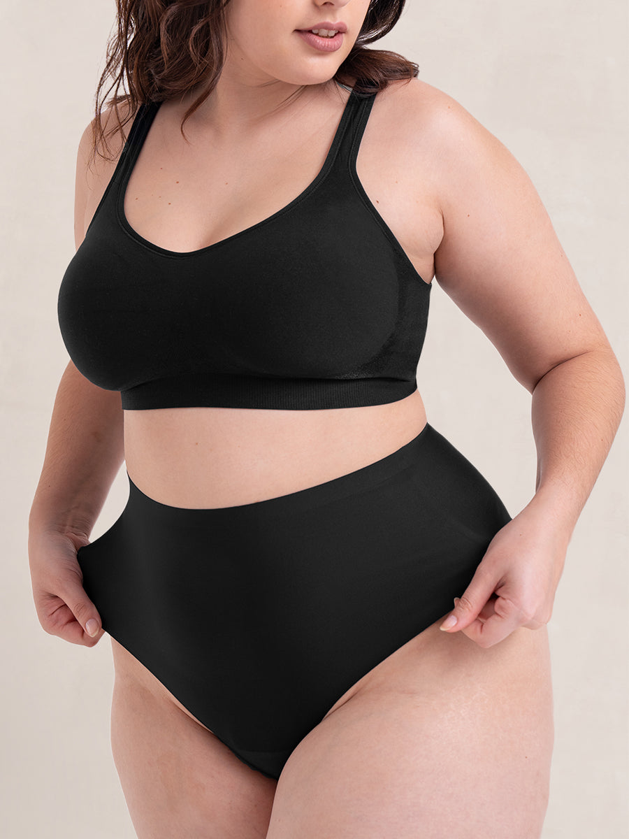 Seamless High-Waisted Thong: Comfortable Underwear for Women