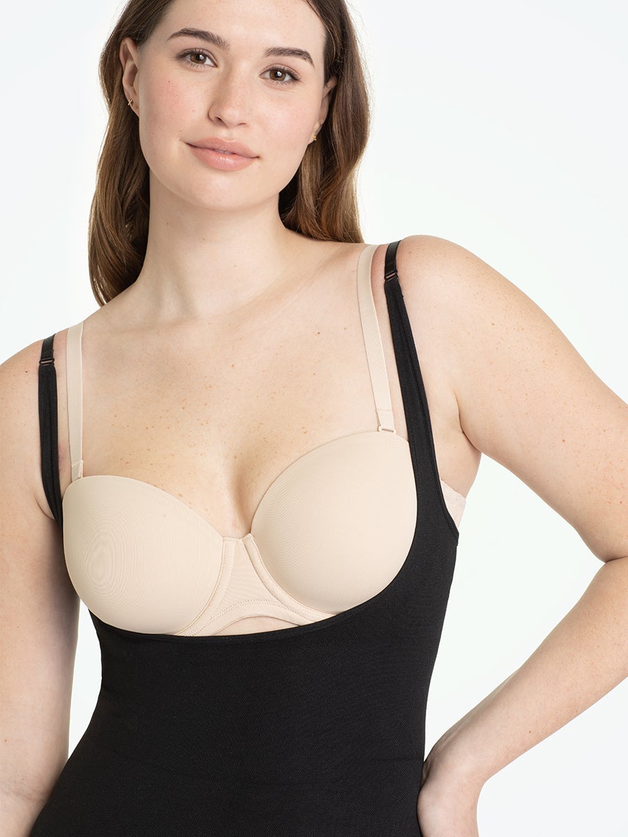 Bundle Shapermint Essentials - 1 Open-Bust Shaper Bodysuit Shaper