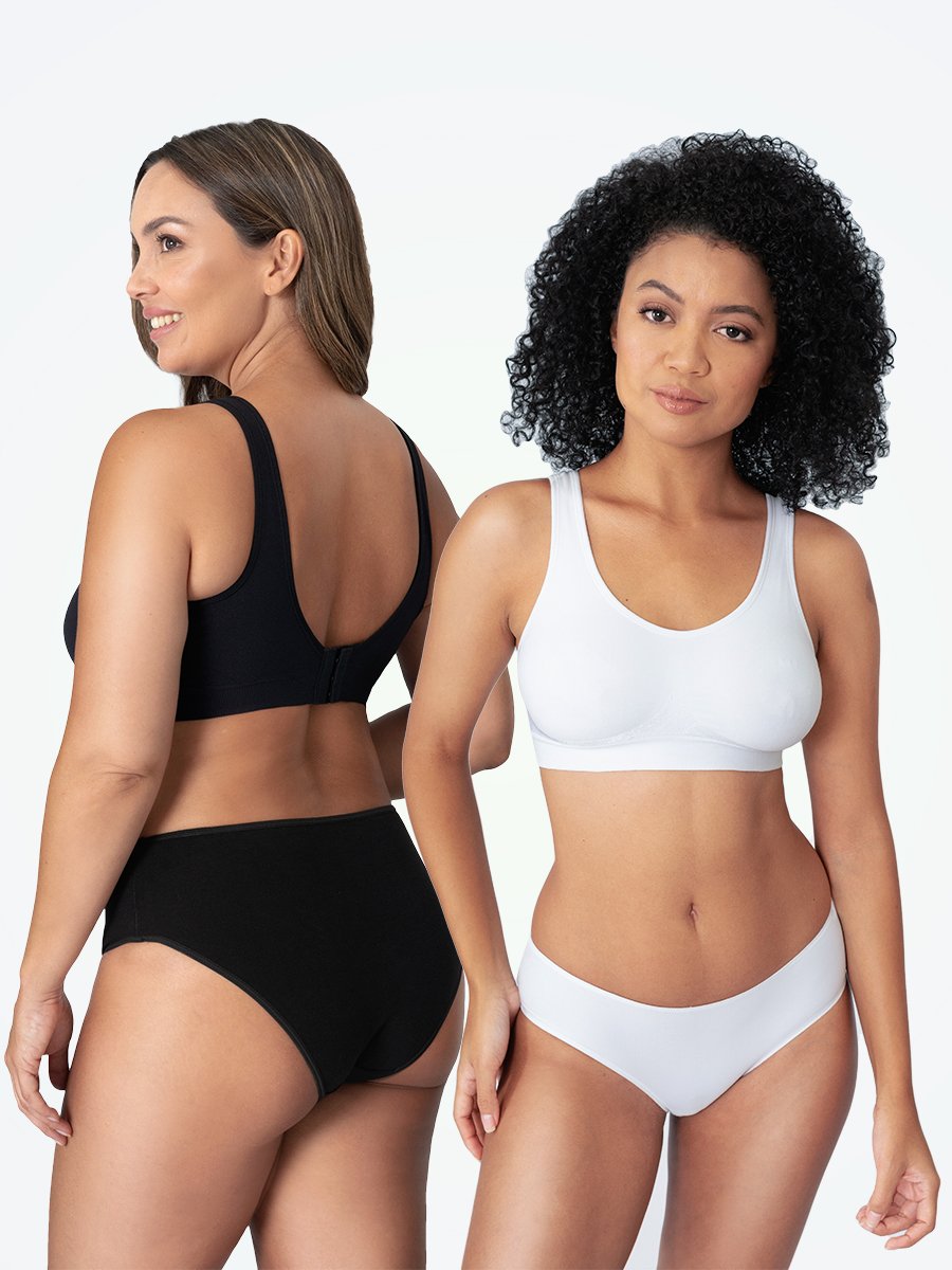 Shapermint Truekind Bra 1 Black / 1 White / S Offer: Truekind® 2-Pack Daily Comfort Wireless Shaper Bra - 60 percent OFF