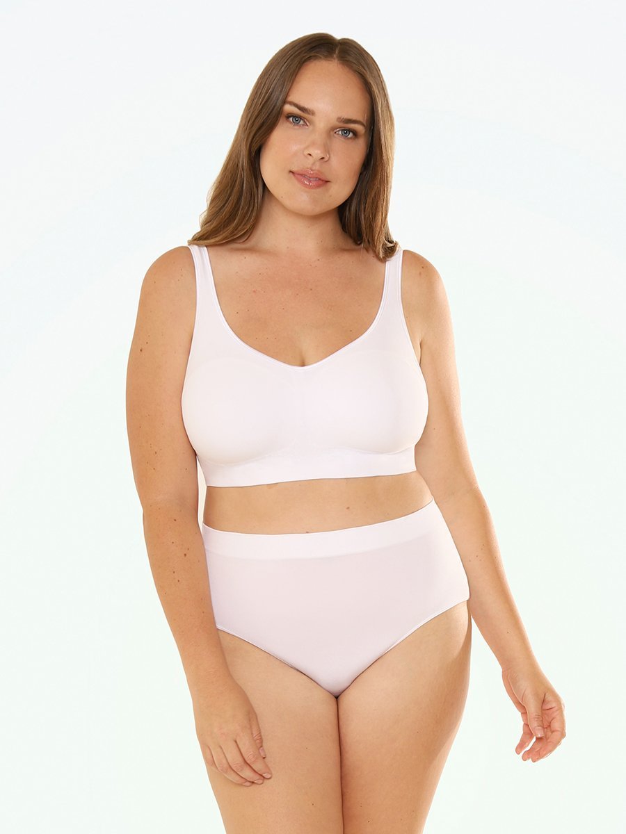 NEW Bali 40C Comfort Revolution Wirefree Bra 3463 White 57189