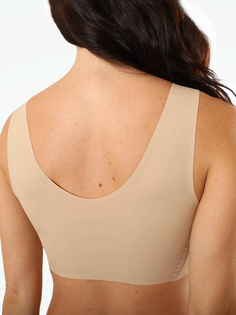 Bali Wirefree Bra Beige back