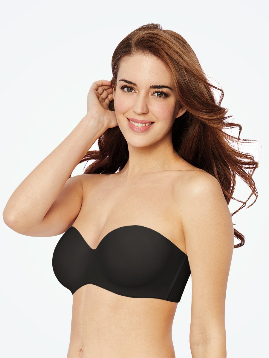 Lucky Strapless Underwired Bra in Black