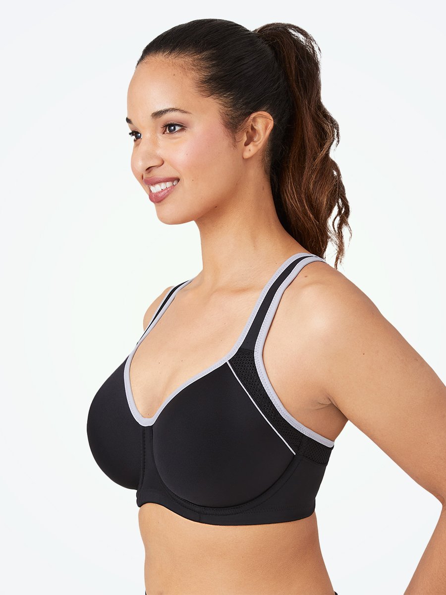 Wacoal Underwire Sports Bra, Size 38D in Sweet Grape at Nordstrom