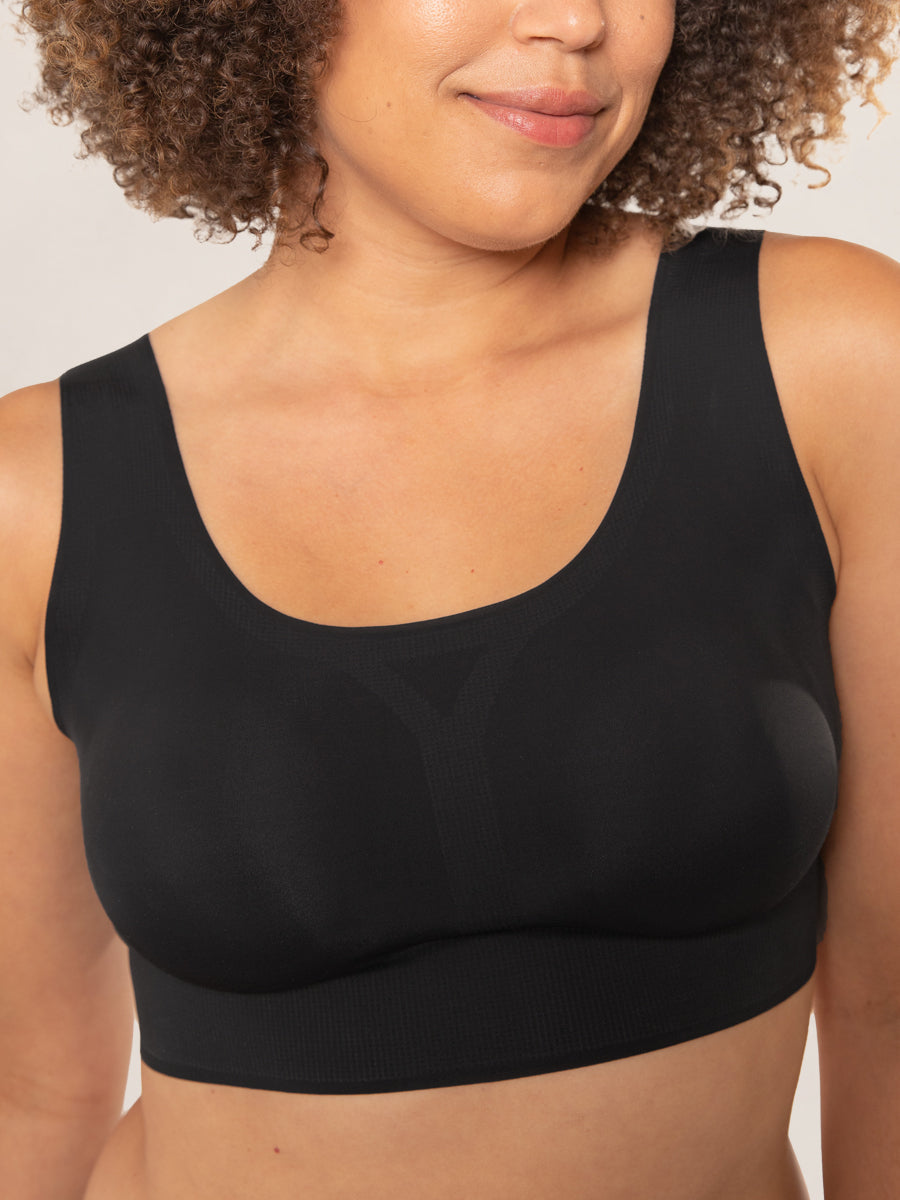 Summer Sports Bras For Women, Back Close Seamless Wirefree Plus