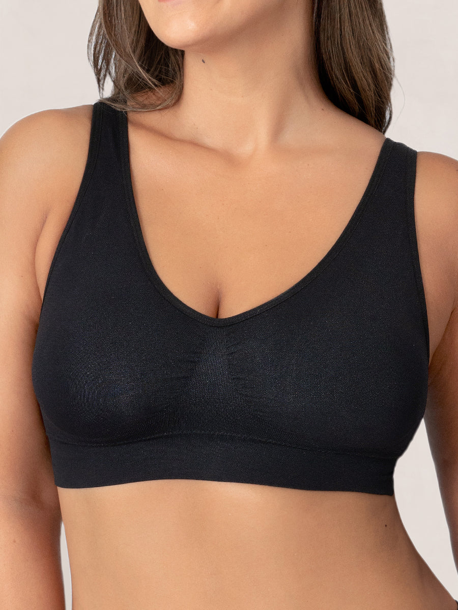 Buy Nykd Cotton Soft Cup Hold Me Up T-Shirt Bra - Wireless - Black