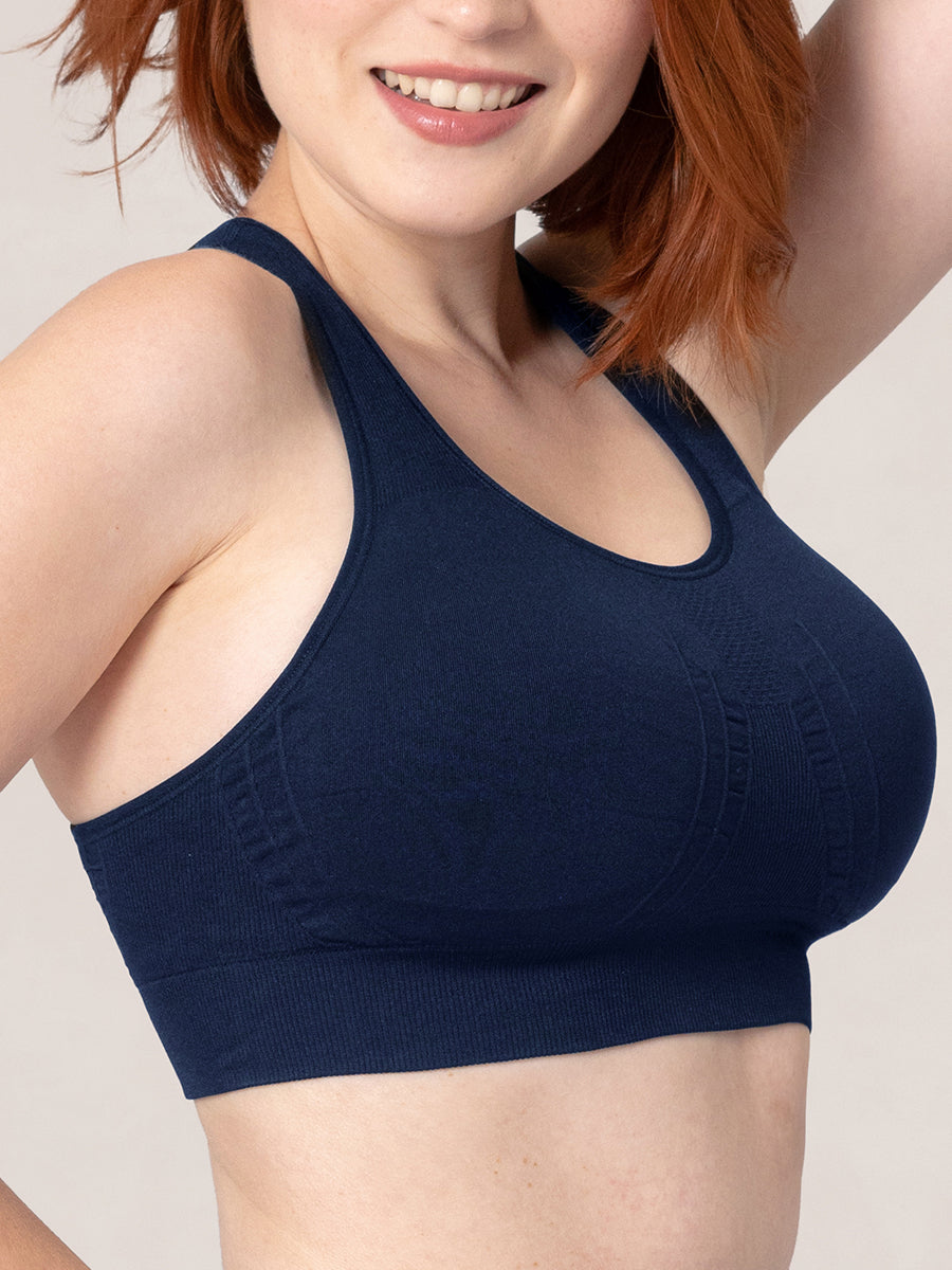 TruePace stretch-recycled sports bra