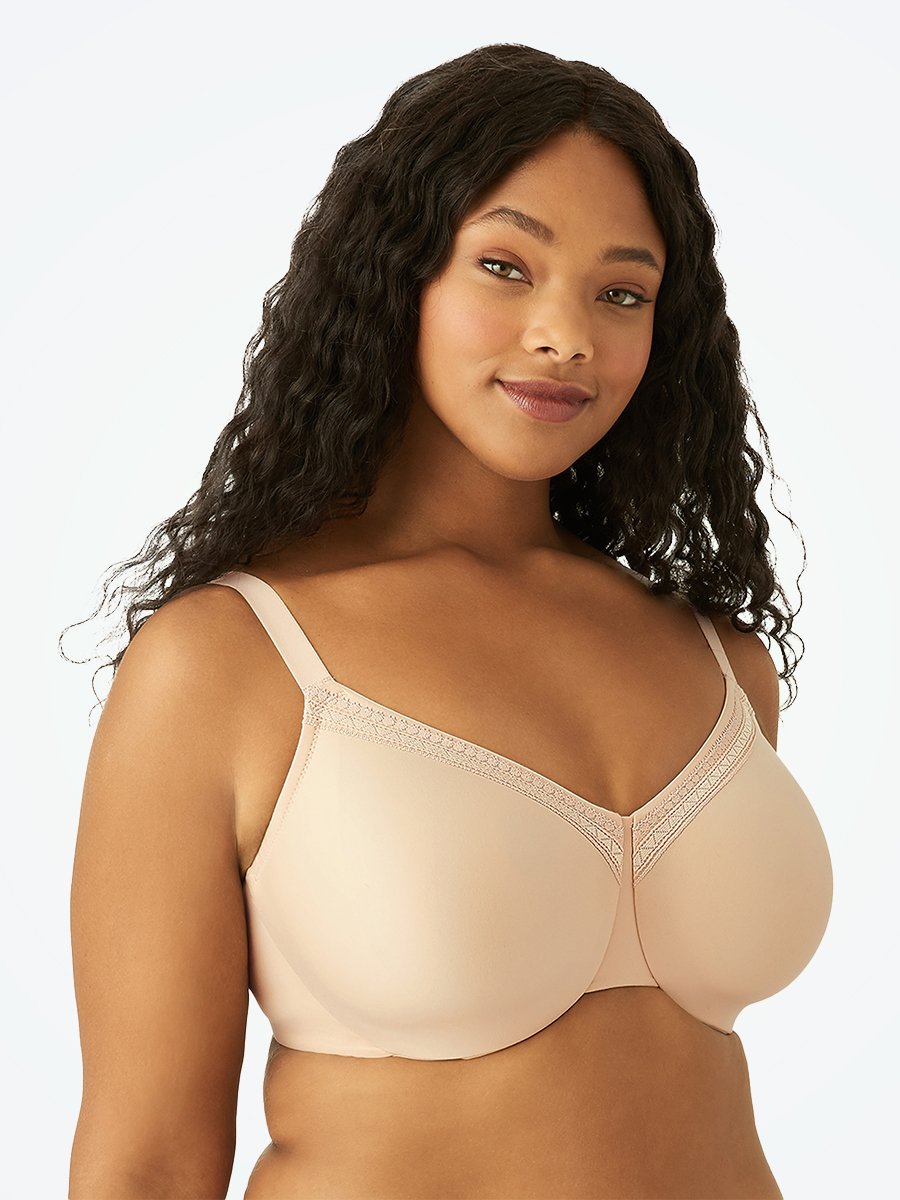 Underwire for Average Size Figure Types in 40D Bra Size D Cup Sizes Apricot  Bras