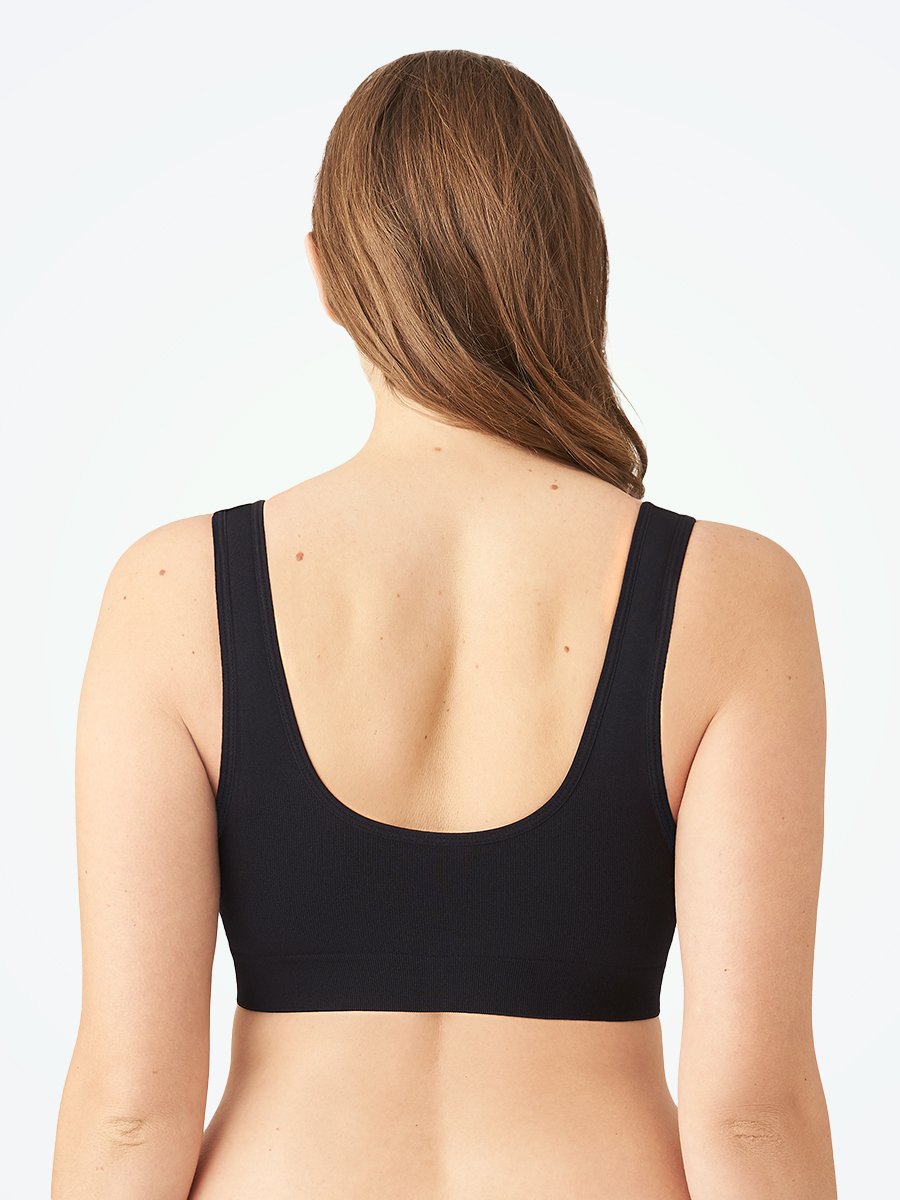 Wacoal Women's -Nursing Wire Free Sport Bra, Black, 32D at