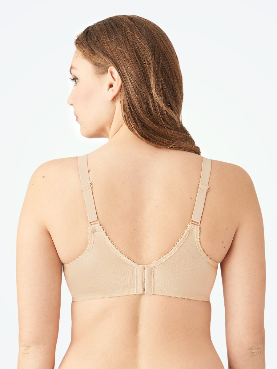 Wacoal Basic Beauty Full-Figure Spacer Underwire T-Shirt Bra 32D Sand Free  Ship