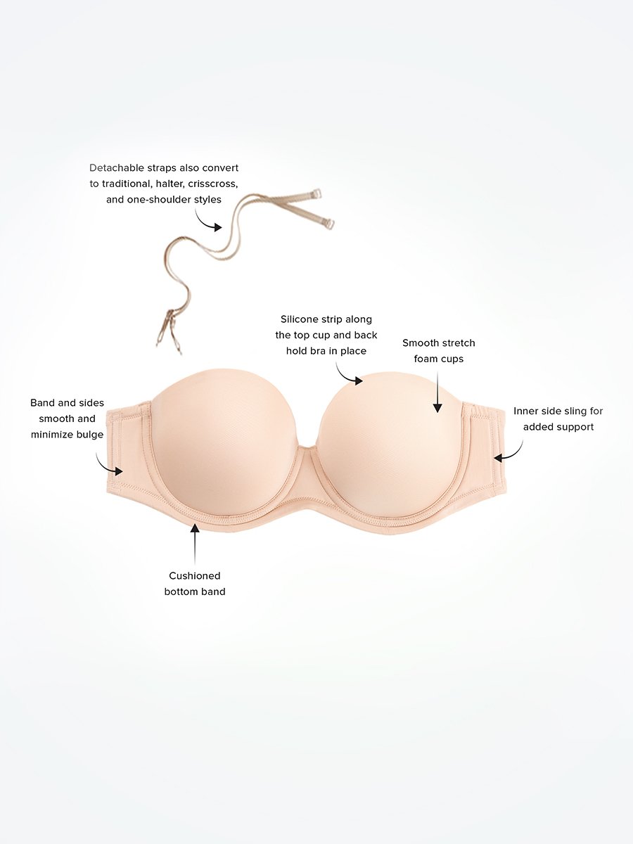 Difference Between Strapless Bras and Silicone Bras