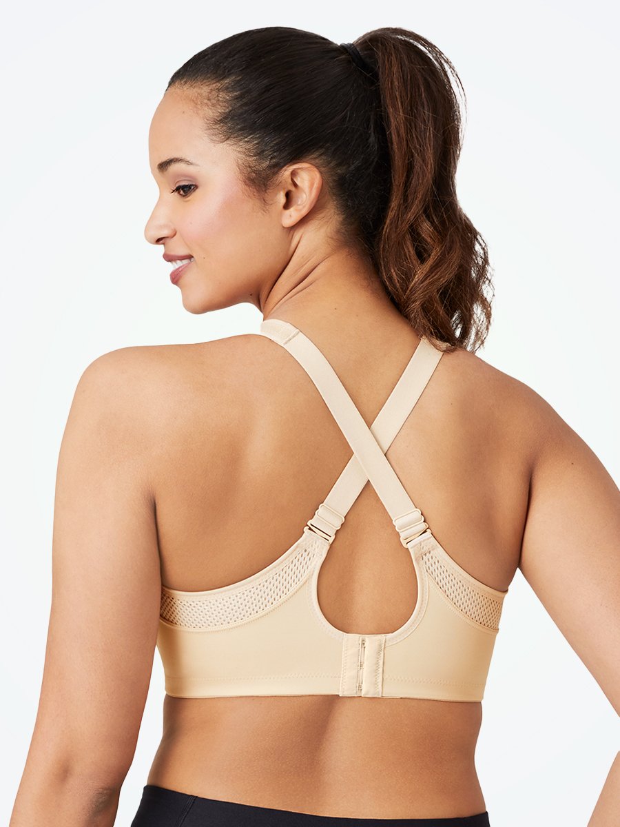 Wacoal Women's Beige High Impact Contour Underwire Sports Bra Size 34D for  sale online