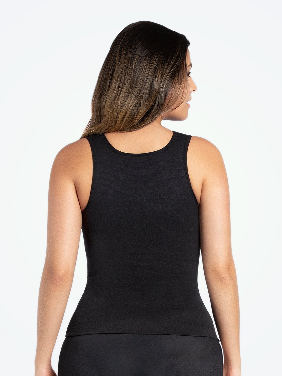 CURVEEZ  Black Shapewear Cami Tank Top Sz S - $28 New With