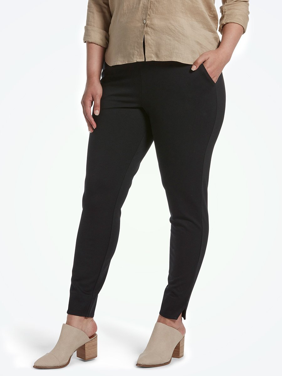 Hue® Ponte 7/8 Leggings with Side Opening