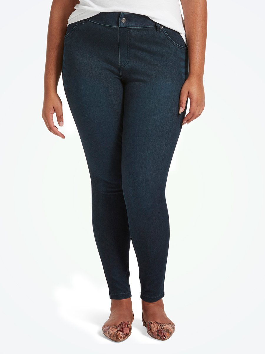 HUE High-Waist Ultra Soft Denim Leggings