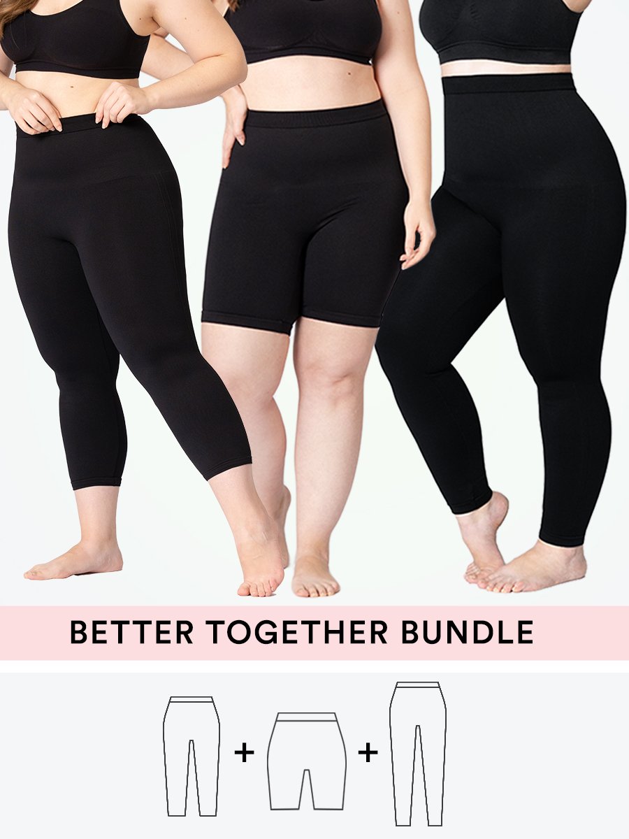 leggings black s bundle empetua 1 high waisted shaping leggings 1 capri 1 bikeshort 18009292898438