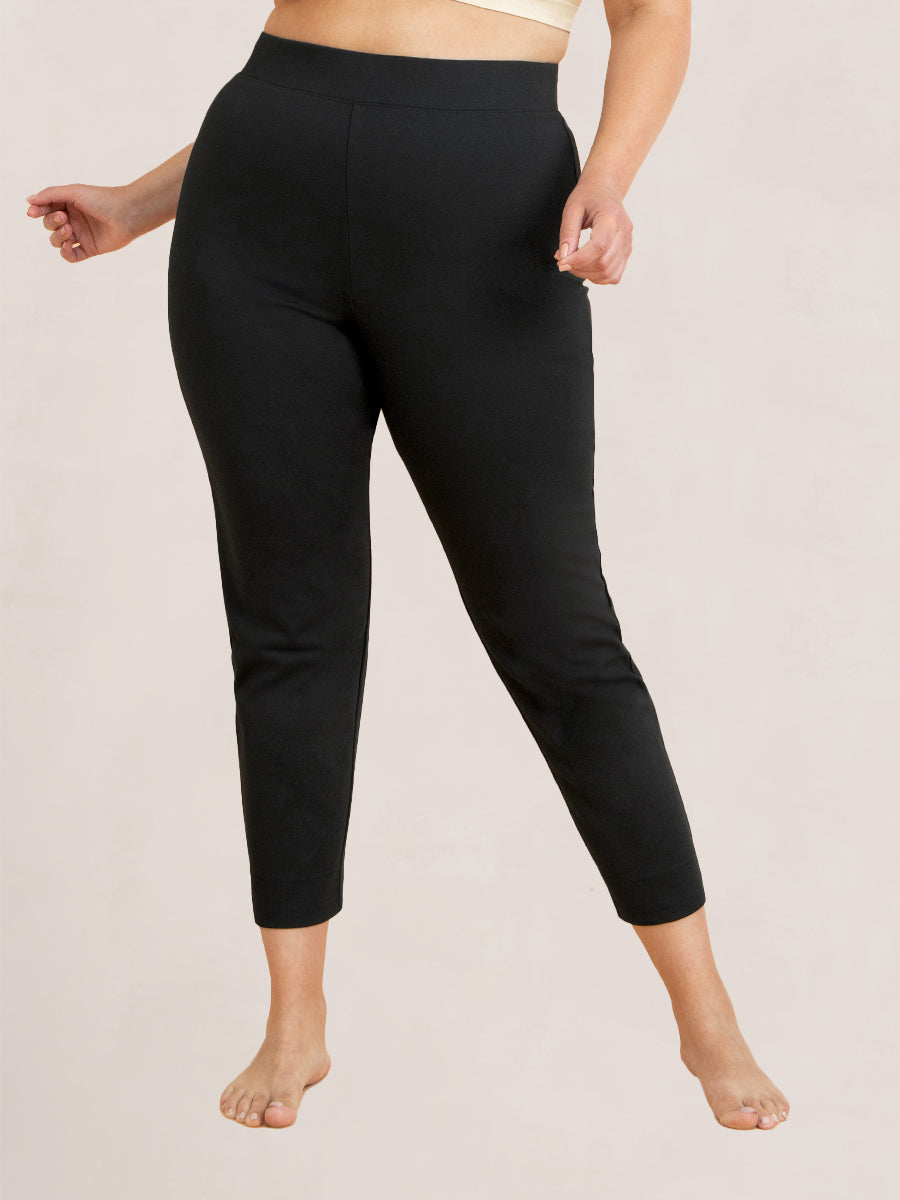 Shapermint Essentials Slim-leg Shaper Pant black