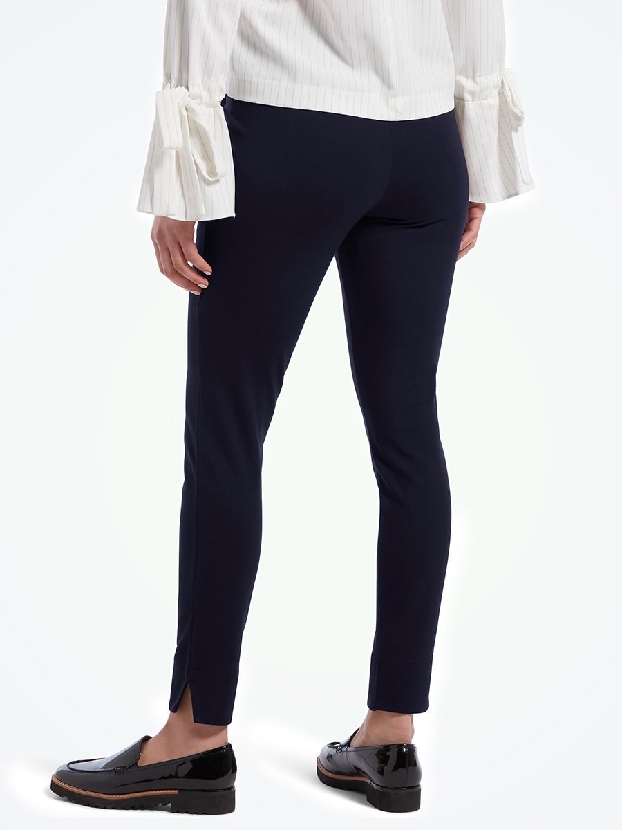 HUE Women's Ponte 7/8 Leggings - Versatile and Comfortable Pants for Work  and Play