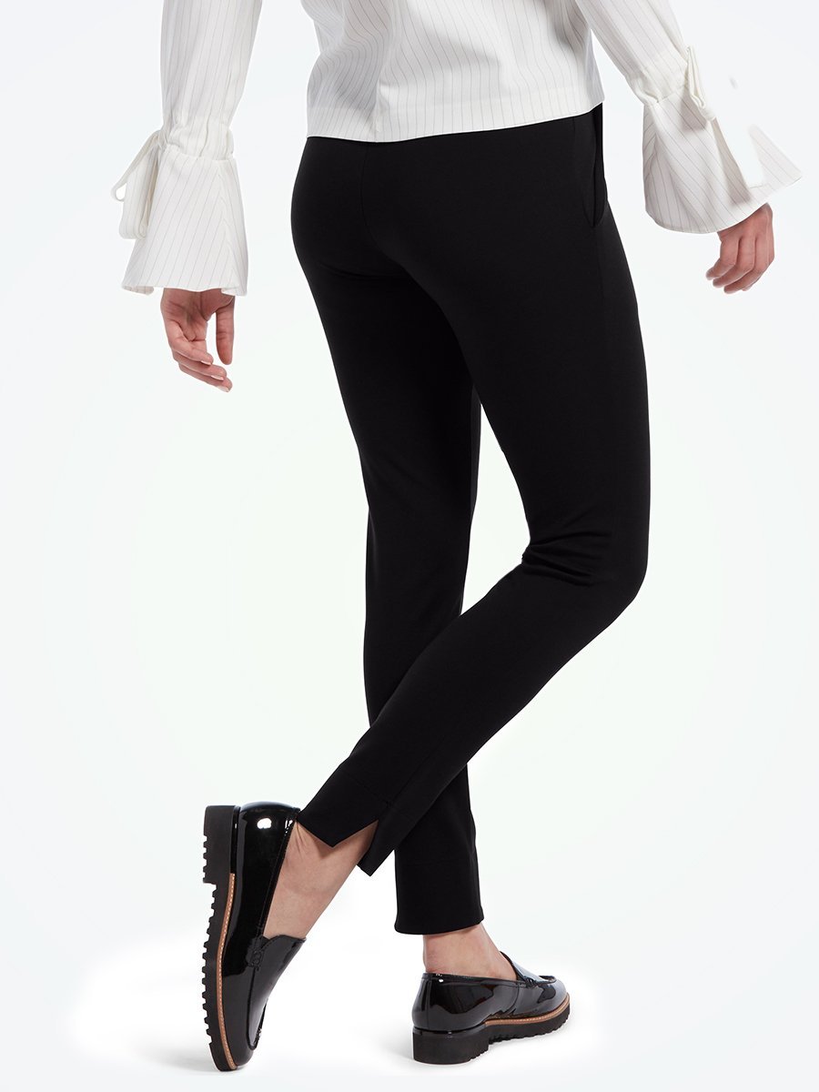 HUE Women's Ponte 7/8 Leggings Black Size 3.0 T8pa for sale online