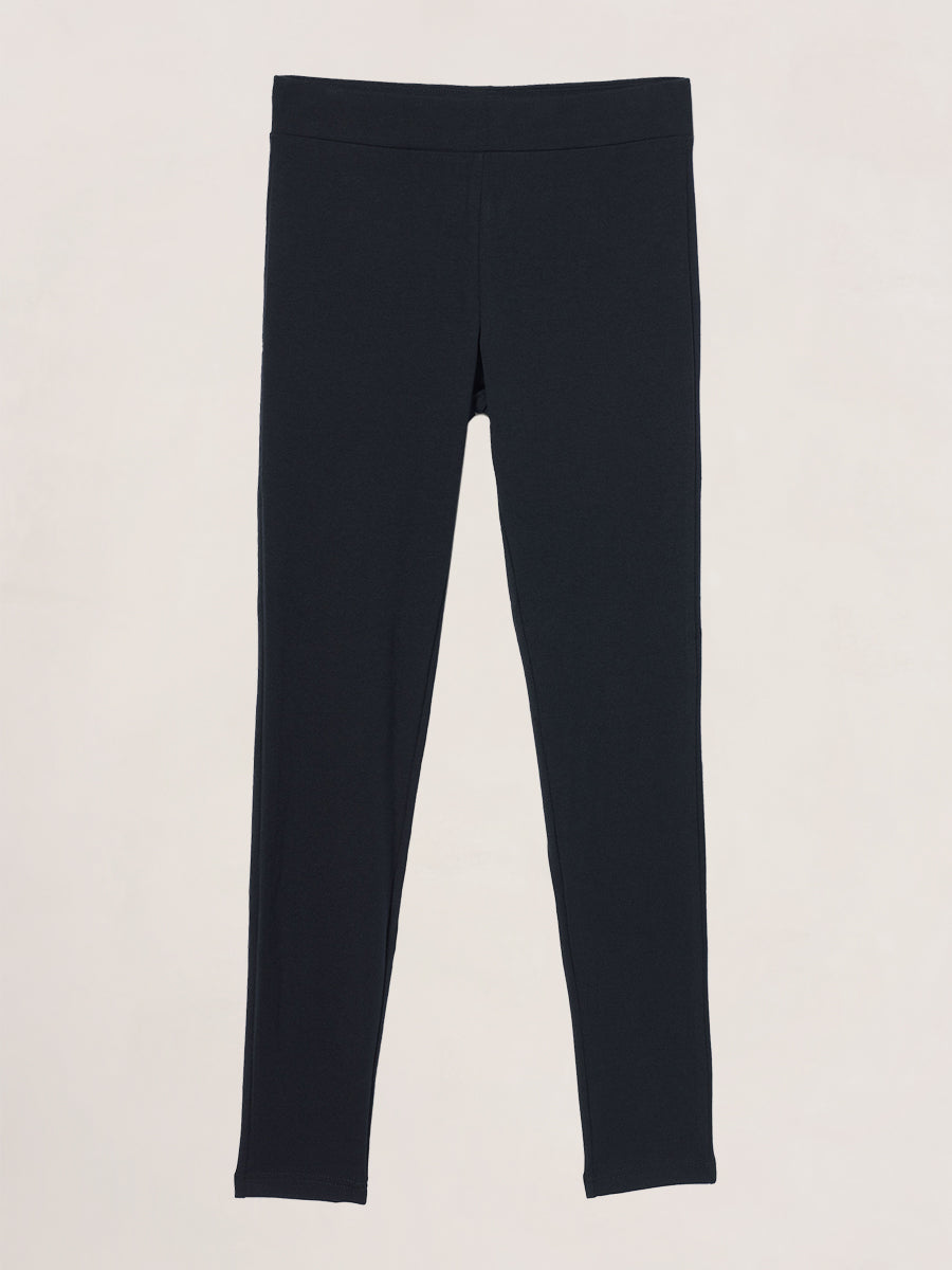 Hue® Wide Waistband Blackout Cotton Leggings